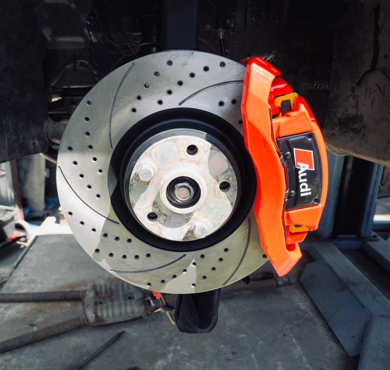 SWAP na tarczę 360mm i 357mm Audi A6 C6