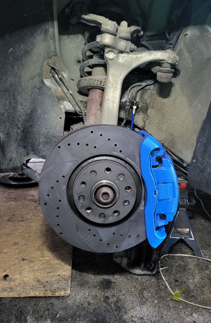 SWAP Zaciski Hamulcowe 320mm 288mm Przód Tył Audi A4 B7