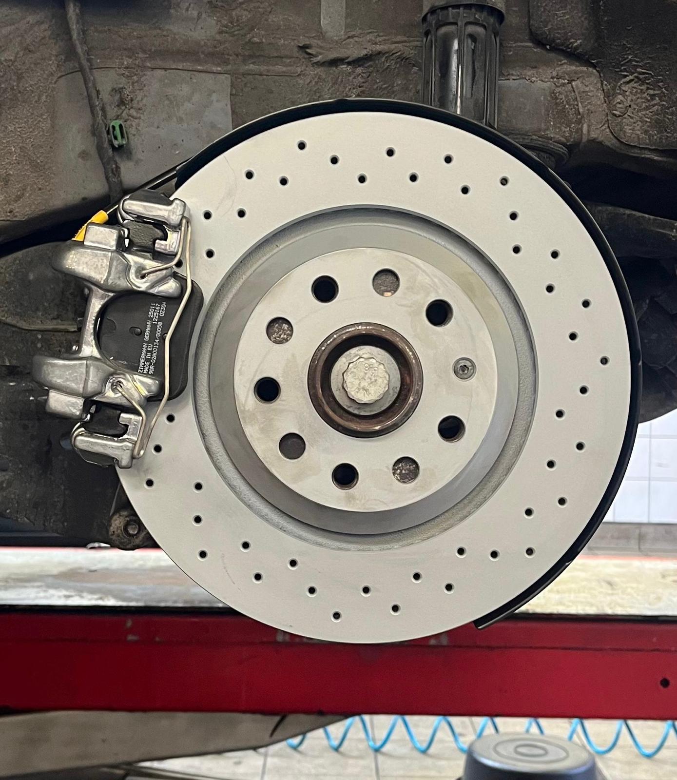 SWAP Przód 345mm 4 Tłok BREMBO oraz Tył 310mm dla MQB Audi SEAT SKODA VW CUPRA - obrazek 4