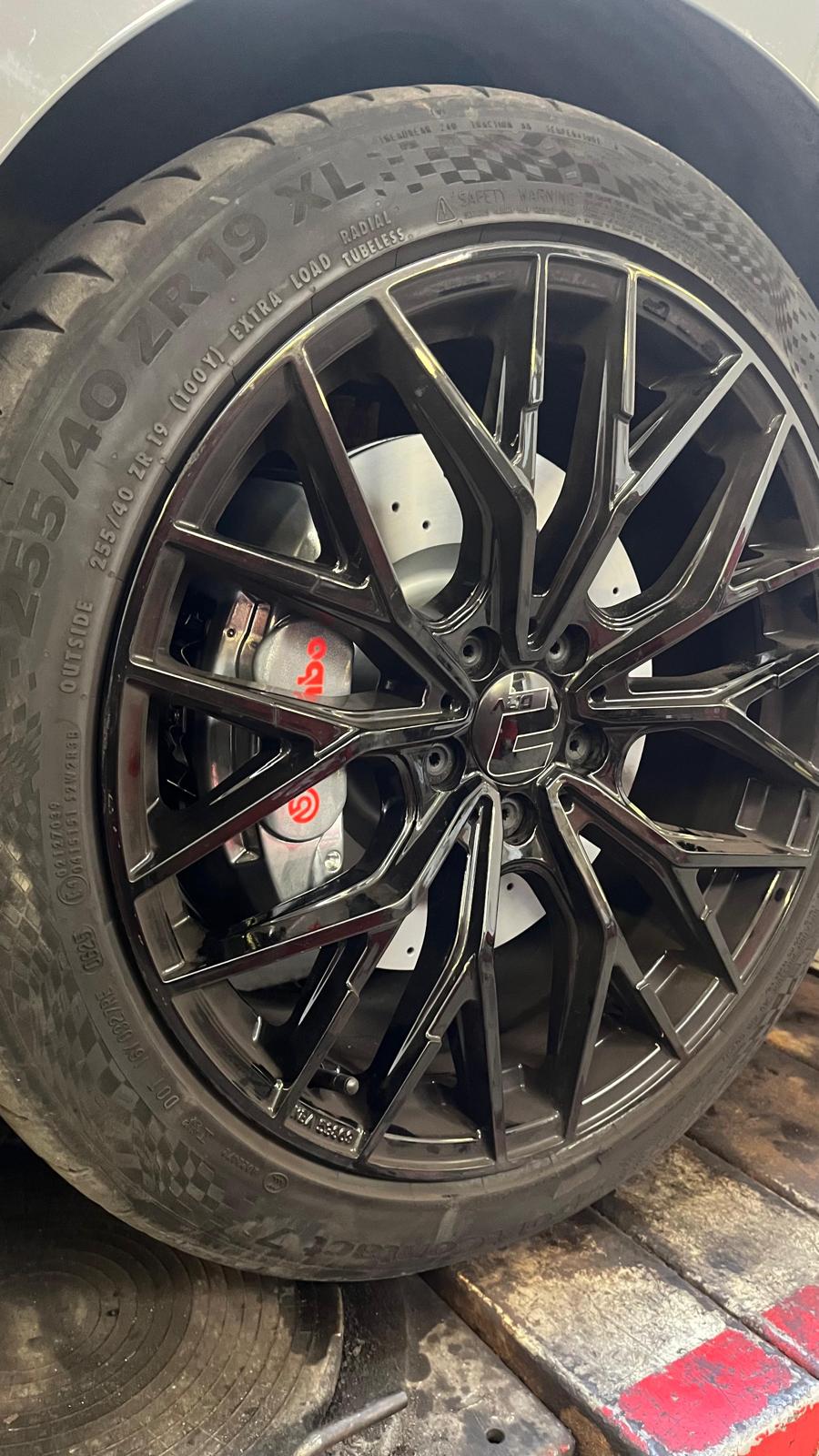 SWAP Przód 345mm 4 Tłok BREMBO oraz Tył 310mm dla MQB Audi SEAT SKODA VW CUPRA - obrazek 3